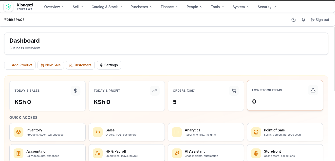 Dashboard — Real-Time Overview